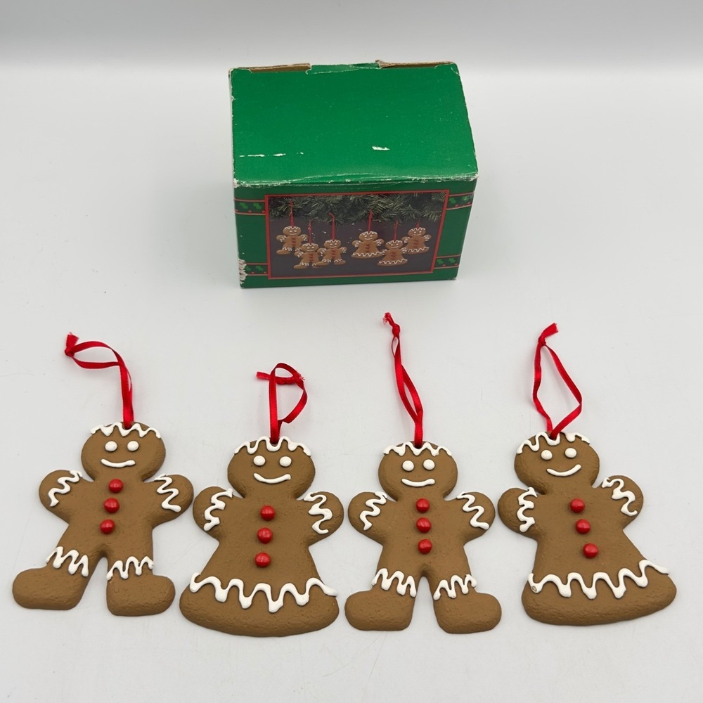 House of Lloyd Christmas Around the World Gingerbread People Ornaments Set of 4